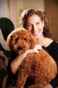 Pelvic Wellness Center's therapy dog, Maia.